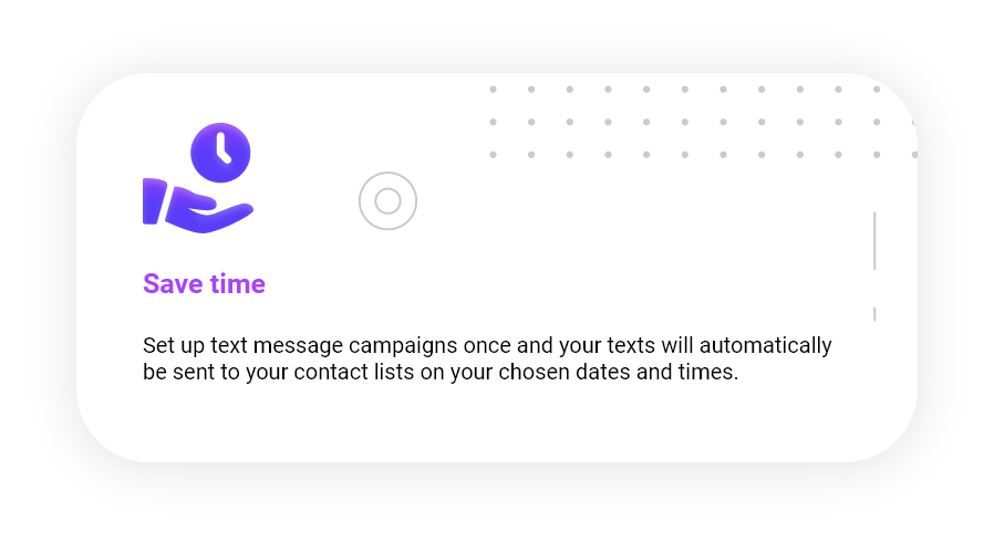 save time with automated texts