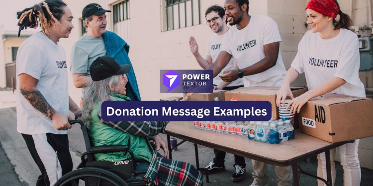 Short Donation Message Examples