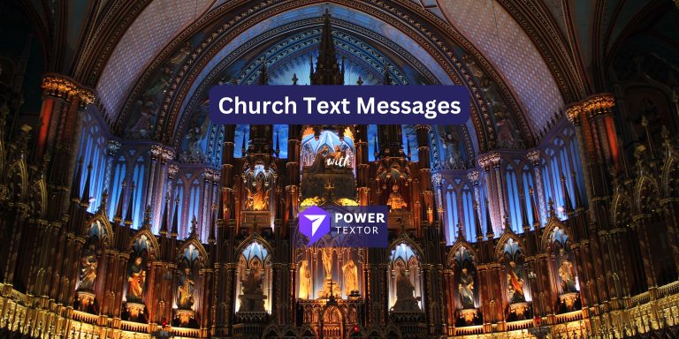 invitation text message for church service