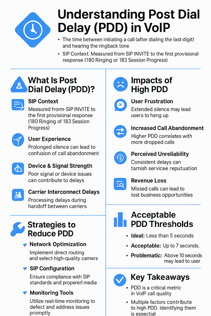 Post Dial Delay